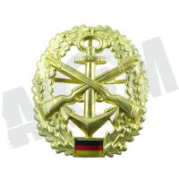 Кокарда-эмблема "Морская пехота", золотая, металл ОРИГИНАЛ Германия