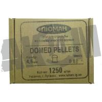 Пули Люман Domed pellets (1250 шт) круглая головка 0,68 гр 4,5 мм