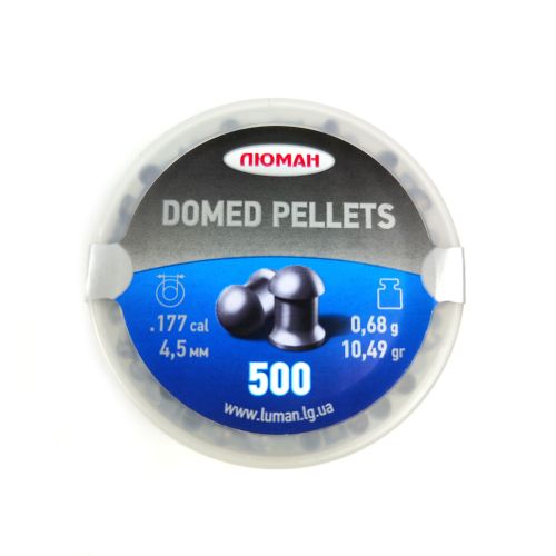 Пули Люман Domed pellets 4,5 мм (500 шт), 0,68 гр